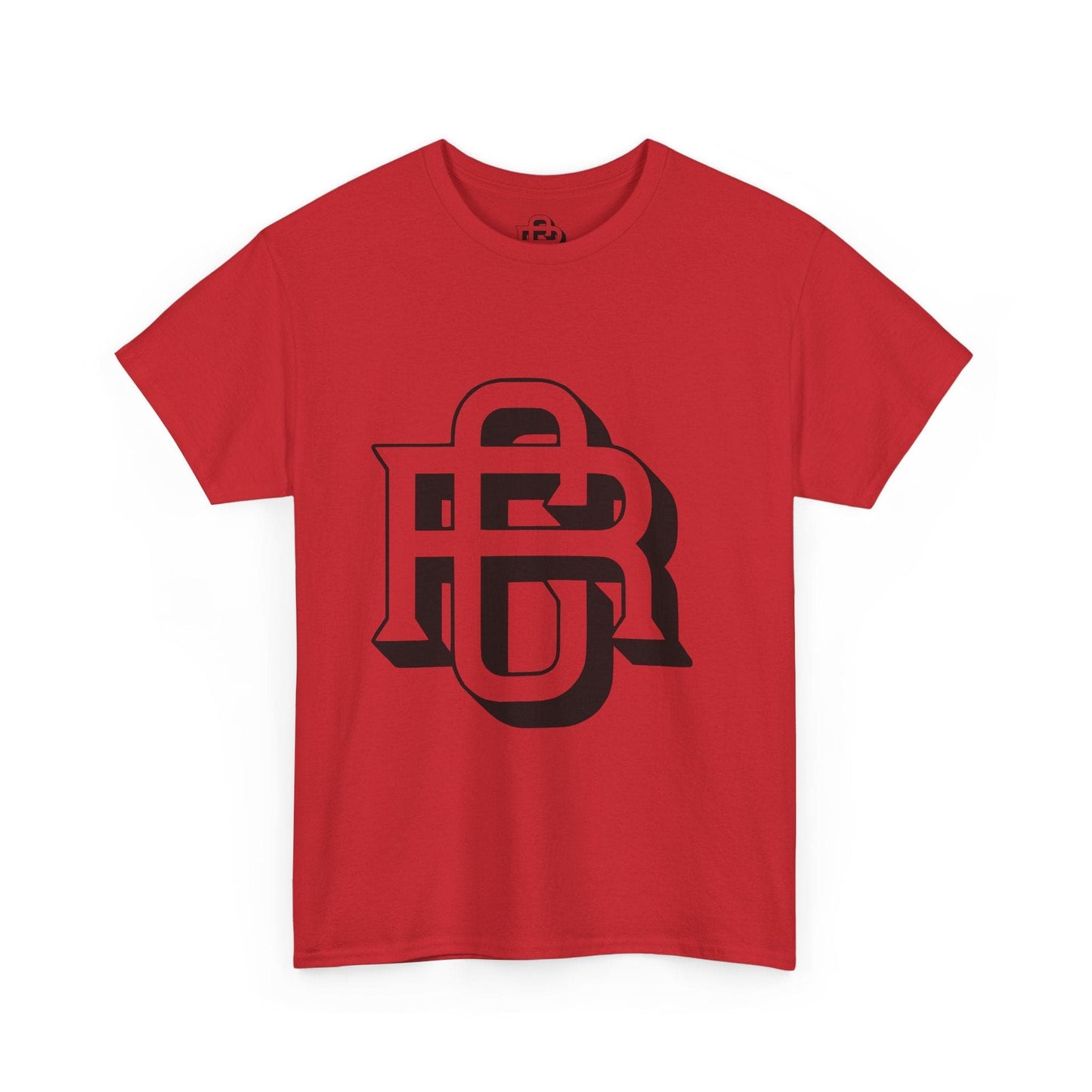 Stylish Unisex Heavy Cotton Tee with Bold Monogram Design, Casual Wear, Graphic Tee, Streetwear Favorite, Gift for Him and Her