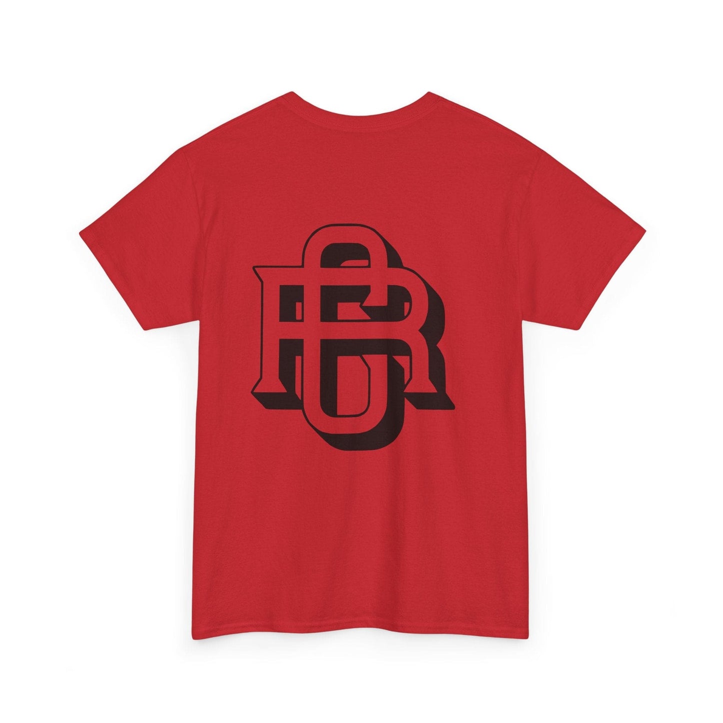 Stylish Unisex Heavy Cotton Tee with Bold Monogram Design, Casual Wear, Graphic Tee, Streetwear Favorite, Gift for Him and Her