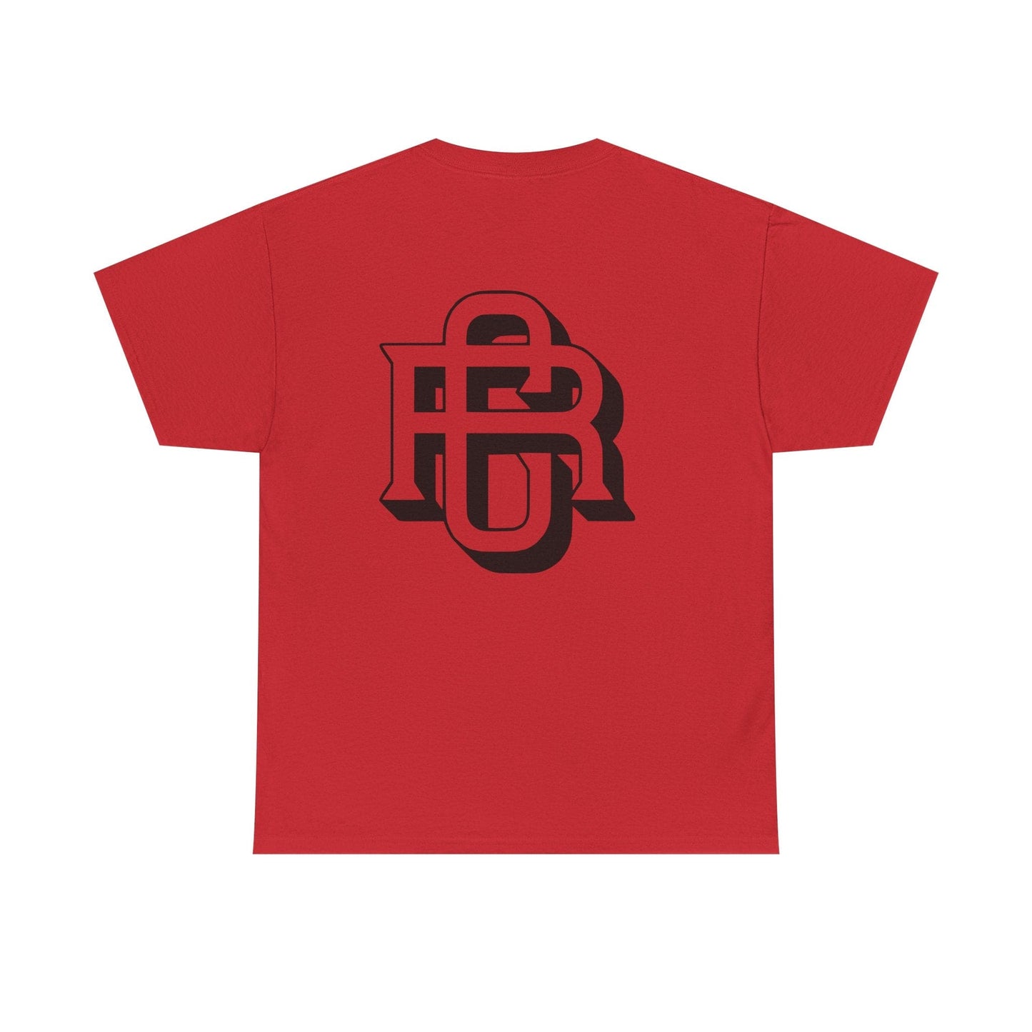 Stylish Unisex Heavy Cotton Tee with Bold Monogram Design, Casual Wear, Graphic Tee, Streetwear Favorite, Gift for Him and Her