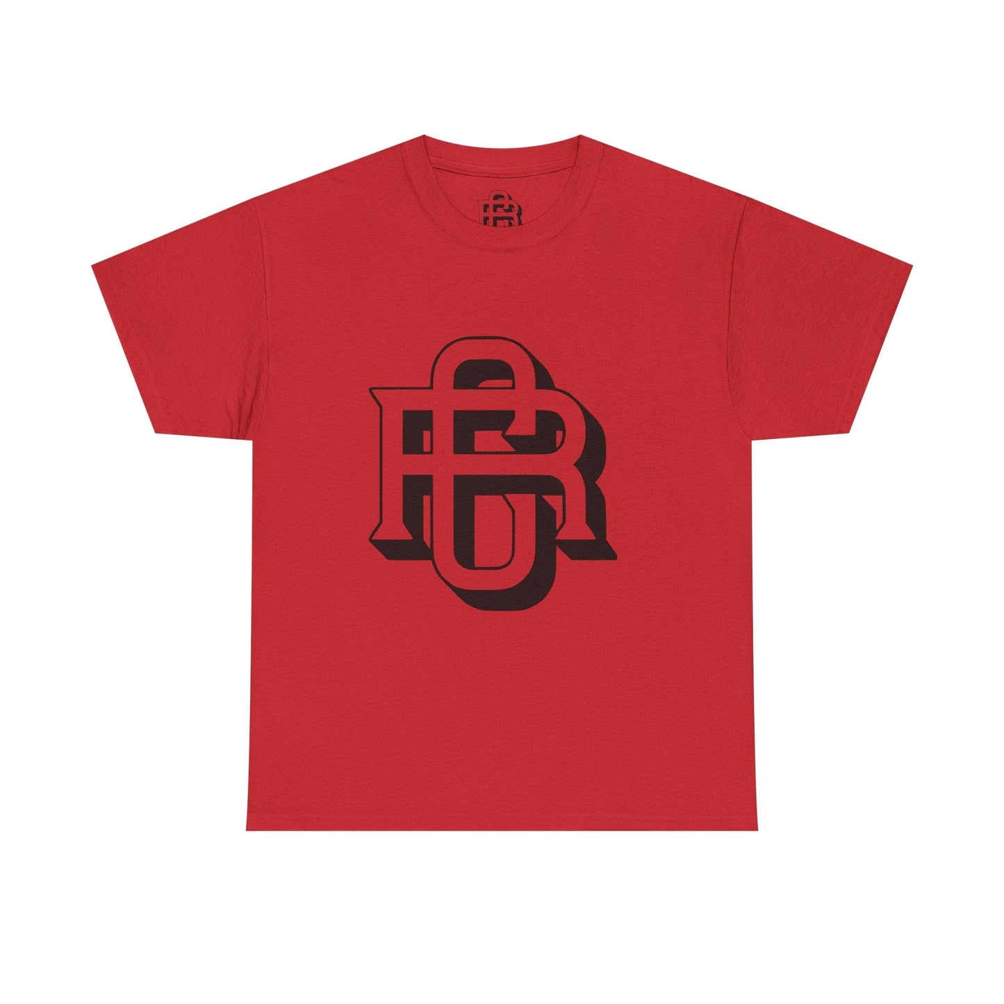 Stylish Unisex Heavy Cotton Tee with Bold Monogram Design, Casual Wear, Graphic Tee, Streetwear Favorite, Gift for Him and Her
