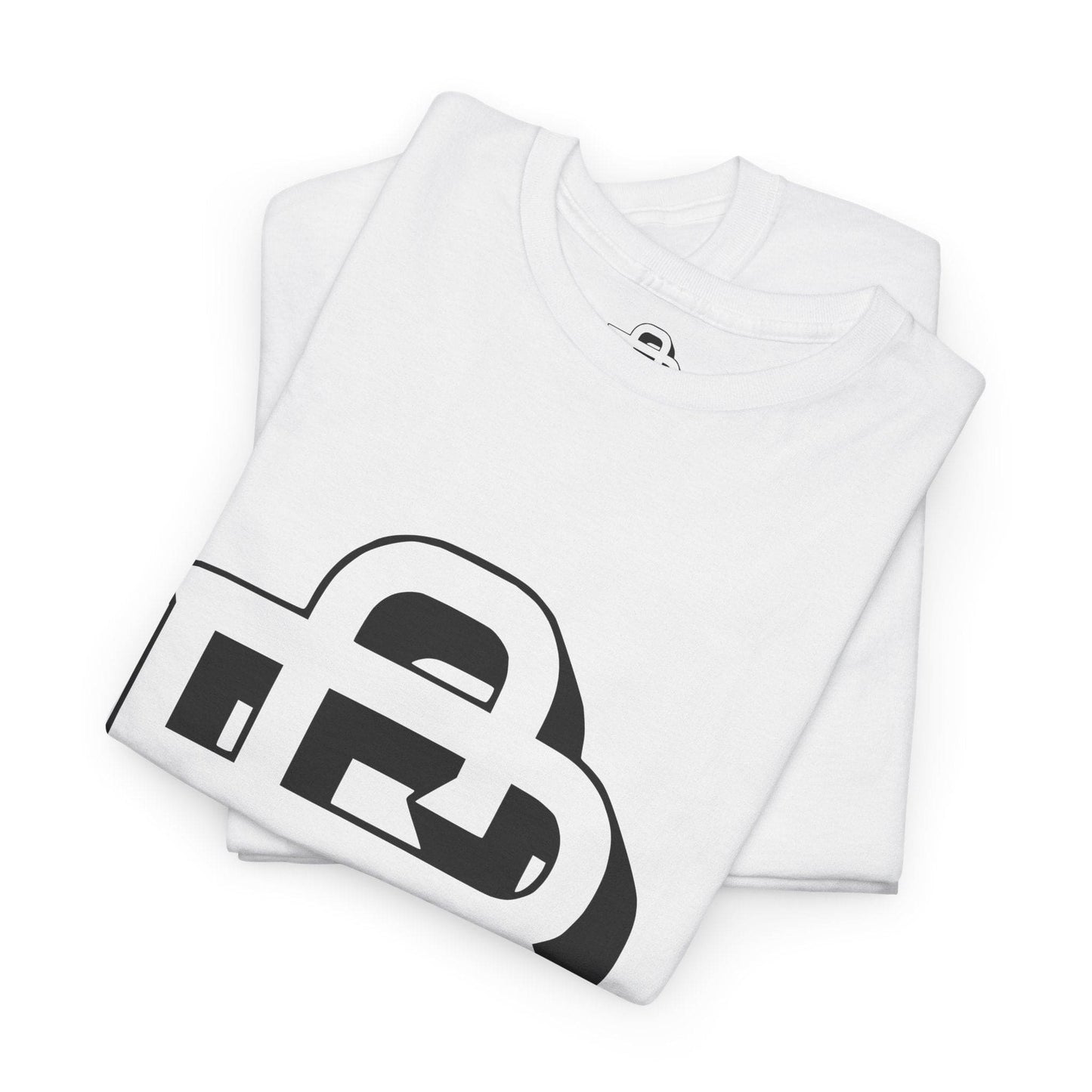 Stylish Unisex Heavy Cotton Tee with Bold Monogram Design, Casual Wear, Graphic Tee, Streetwear Favorite, Gift for Him and Her