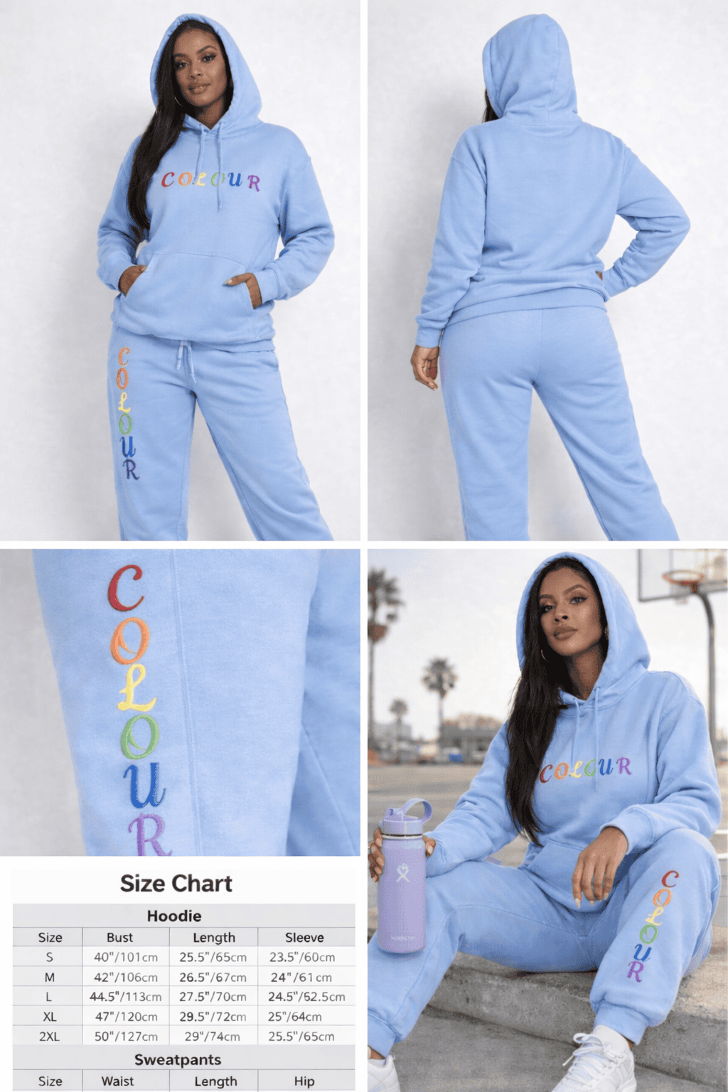 COLOUR1 Unisex Sweatsuit set