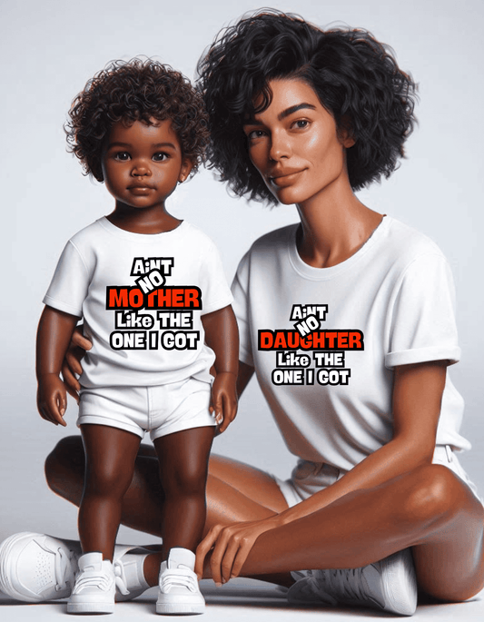 Mother and Daughter t-shirts