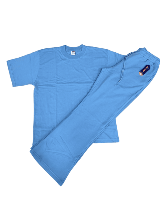 T-shirt and stacked pants 3 colors